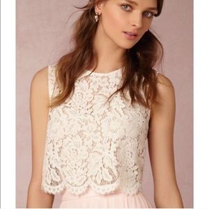 Jenny Yoo Cleo Top size L in Ivory